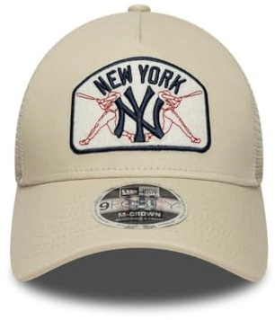 New Era MLB 9Forty MC Trucker Cap New York Yankees Beige