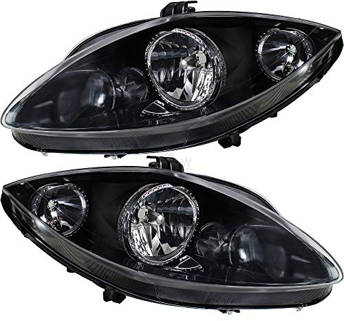 Halogen Scheinwerfersatz Scheinwerfer Satz Hauptscheinwerfer Set links rechts H7/H1 passend für Altea 5P1 Leon 1P1 5P2