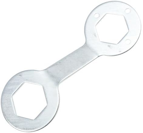 SHINEOFI Clé à Molette Double Extrémité 36/38mm en Acier pour Machine à Laver, Outil de Démontage de Noix, Facile à Stocker et Solide Couleur Aléatoire