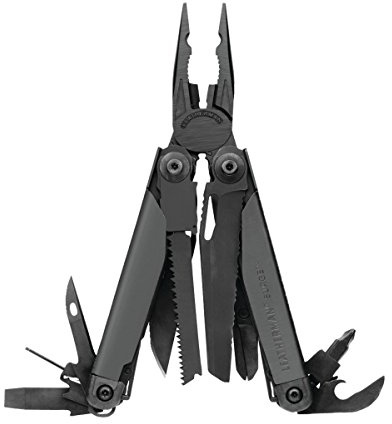Leatherman Surge - Herramienta multiherramienta de acero inoxidable bruñido con funda