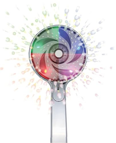 HYDRAO Pommeau de douche connecté & économique - Minuteur de douche - Pommeau anti calcaire- Economies 70% d'eau - 3 jets