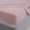 Sleepdown Lenzuolo con angoli in 100% flanella di cotone spazzolato, biancheria da letto di lusso, morbido e confortevole, 25 cm, rosa cipria, super king, 5056242833932