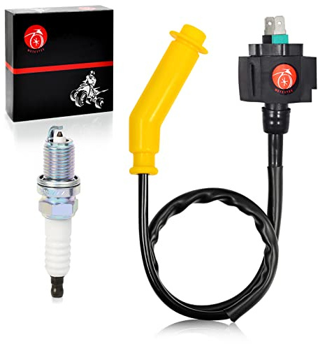 Ignition Coil Spark Plug and Cap for Honda Foreman Rubicon 500 TRX500 FA/FPA/FPA 4x4 2005-2013 OEM 30510-HR3-A21 30700-MBN-671
