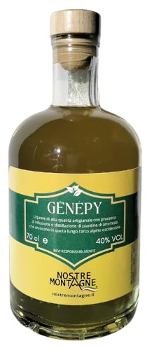 Nostre Montagne Genepy - Liquore Artigianale Esclusivo - 40% vol - 700ml - Valle d'Aosta