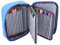 Ejoyous Federmäppchen mit 72 Fächern, Federmappe Federtasche Große Kapazität Bleistift Beutel Abnehmbar Stiftemappe mit Reißverschluss für Mädchen Jungen Einschulung Schulanfang(Blau)
