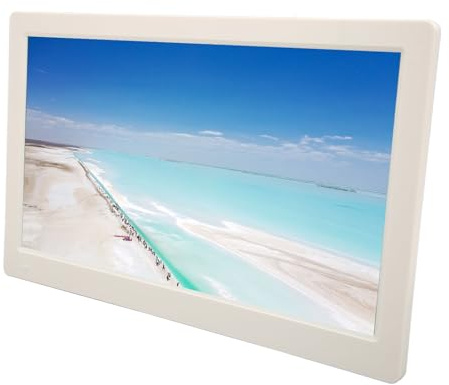 15,6-Zoll-Digital-Bilderrahmen, Full-HD-IPS-Display, 180°-Blickwinkel, Digitaler Bilderrahmen, 1920 X 1080, an der Wand Montierbarer Elektronischer Bilderrahmen, Unterstützt