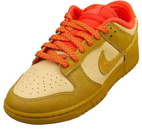 Nike Damen Dunk Low Trainers FQ8897 Sneakers Schuhe (UK 7 US 9.5 EU 41, Sesame Bronze Picante red 252)