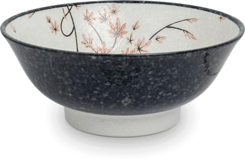 Tradicional - Tazón ramen - Hoja Acer - Tazón Japonés - Porcelana - Tazones Ventanas - Ensaladera - Ensaladera - Ensaladera - Ensaladera - Cuenco de frutas - Tazón de fideos - Tazón de sopa - Cuenco