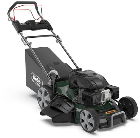 Webb WER510ES Classic 51cm (20″) Self Propelled Electric Start Petrol Lawn Mower