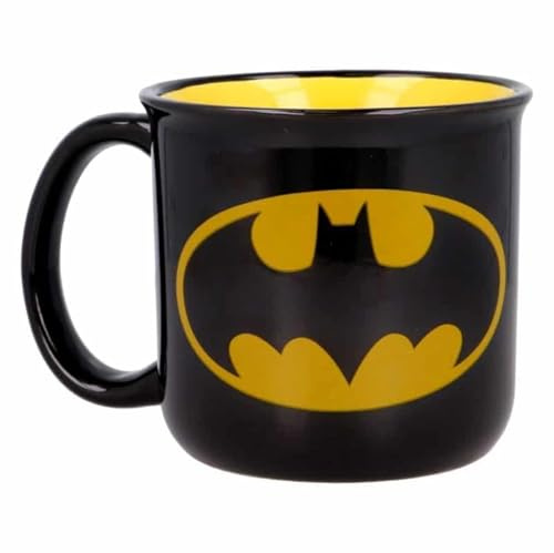 ms móvil shop The DARK KNIGHT frukost keramisk mugg 400 ml lämplig för diskmaskin och mikrovågsugn för kaffe, te, | Officiell produkt