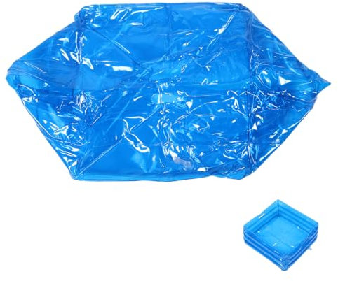 VALICLUD Inflatable Foldable Foot Bath Basin Handle Portable Pool Foot Wash Tray for Outdoor Collapsible Bucket Suitable for Pedicure and Pet Bath