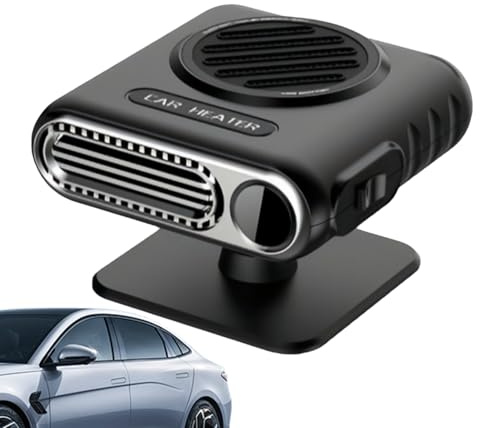 Desfrater Auto Ventilateur de chauffage rapide pour vitres de véhicule et chaleur intérieure | Grâce au pare-brise léger, anti-buée efficace, compagnon idéal pour les camions et les voyages