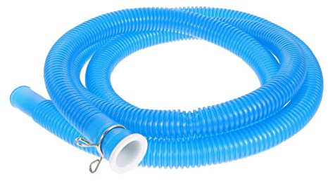 NULYLU Manguera de Entrada de Agua para Lavadora y Aire Acondicionado, Tubo Flexible de Pe Azul, Diseño y Super Flexible para Lavandería y Cocina