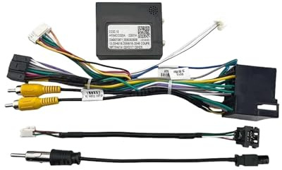 Car Radio Cable Power Connector Socket Android panel 16pin Wiring Harness CAN Bus Adapter Compatible for Haval M6 H6