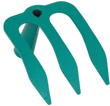 pokm tooolsmarket - Kartoffelhacke mit 3 Zinken – Arbeitsbreite: 14,5 cm, praktische Feldhacke ohne Stiel, Gartenhacke, Dunghacke Hacke für Gartenarbeit, EU-Qualität