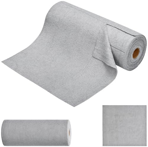 Nexpho Rollo de Paño de Microfibra 50 Unidades Rollo Bayetas Microfibra 30x30cm Paños de Limpieza Rasgables Trapos Reutilizables y Sin Pelusas para el Hogarc,el Coche y la Cocina