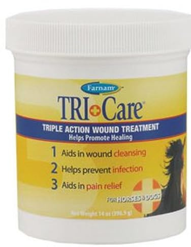 Farnam Triple Action Wound Treatment | For Horses, Ponies and Dogs | 14 oz