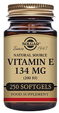 Solgar Vitamin E 134 mg (200 IU) Softgels - Pack of 250 - Helps Combat Oxidative Stress - Immune System Support - Gluten Free