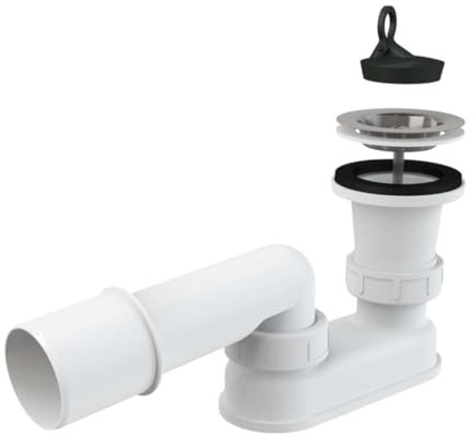 Ablauf Ablaufgarnitur für Duschtasse DN 50 Geruchsverschluss Siphon Sifon Dusche Garnitu