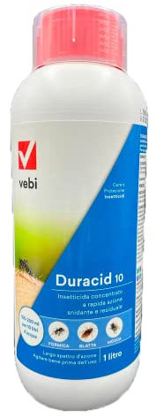 VEBI INSETTICIDA Ampio Spettro D'AZIONE DURACID 10 EC 1LT