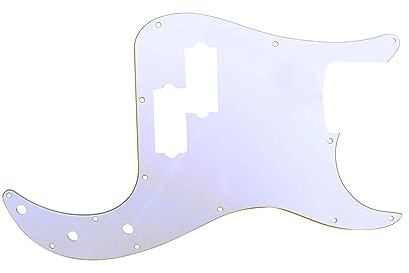 Präzisions-Bass-Pickguards Weiß