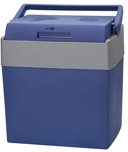 Clatronic® Kühlbox Auto | Robustes Gehäuse | elektrische Kühlbox 12v 230v | Camping Kühlschrank 28L | Auto Kühlbox | Auto Kühlschrank KB 3714 blau