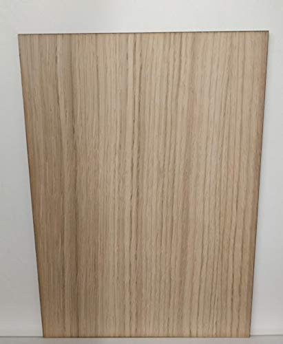 Laser Kris Eichenholz-Holzfaserplatte, lasergeschnitten, A4-Format, vertikale Tafel, Eichenholz-MDF-Platten