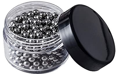 800 Sfere di Pulizia in Acciaio Inox Riutilizzabili Multifunzione Strumenti Decanter Metallo Antiruggine Sfere di Acciaio, Perle di Pulizia per Bottiglie Vasi Altri Bicchieri Caraffe