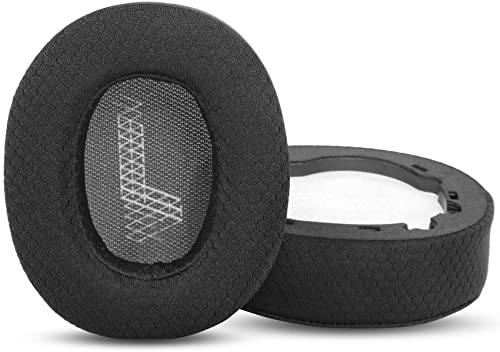 YunYiYi Live 650 BTNC Ersatz-Ohrpolster, kompatibel mit JBL E65BTNC /Live 650BTNC/Live 660 BTNC/Duetnc kabellose Ohrabdeckung (Schwarz 2)