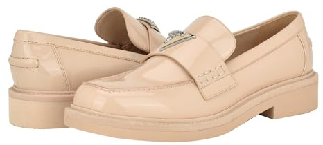 GUESS Shatha Loafer för kvinnor, Lätt naturligt patent, 38.5 EU