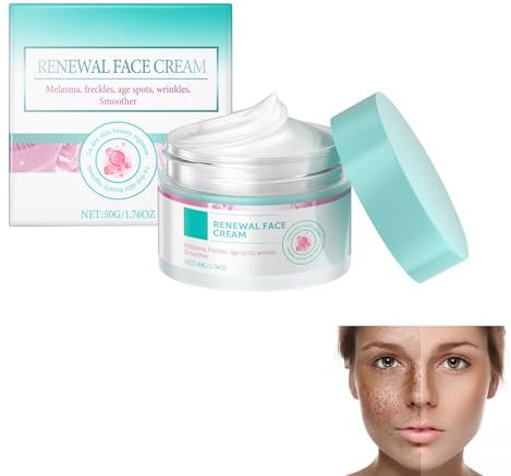 HASAIKA® Crème Eclaircissante, Dissolvant De Taches Brunes, Crème Hydratante Pour Le Visage, Éclaircit efficacement les taches de vieillesse, les taches de soleil (50g)