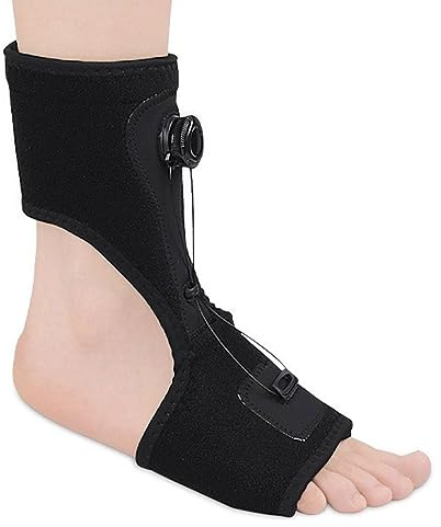 MEAKTSMI Soporte de ortesis de gota ajustable elástico dorsal Férula de pie Cuidado de la fascitis plantar Férula de pie Arco Soporte Cintas