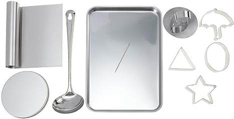 Luxshiny 1juego Moldes Para Hornear Galletas De Acero Inoxidable Para Tartas Repostería y Postres Para Mousse y Dulces Herramientas De Cocina