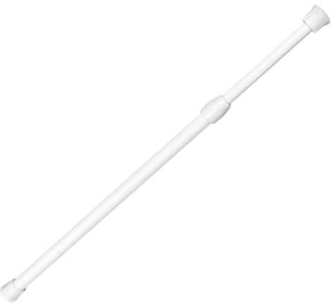 MUCKLILY Asta Estensibile Per Tende Carbonio in Adatto Per Bagno Soggiorno Camera Da Facile Da Installare Danneggiare La Parete