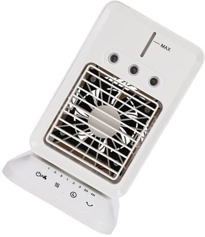 Enfriador de aire de tanque de agua recargable por USB de 300 ml y humidificador Ventilador de refrigeración portátil de 3 velocidades