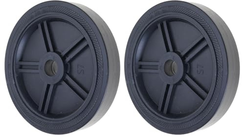 Confezione Da 2 Rotelle Per Compressore D NoiseFree Ruota in Plastica Resistente Montaggio Da 0 8 Pollici Aggiornamenti Per Apparecchiature Portatili Accessori Per Compressori D
