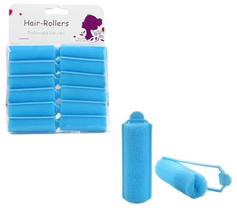 Bigodini per capelli in schiuma, set di 50 bigodini senza calore, dimensioni assortite da 1,5 a 4 cm, rulli in spugna morbida per , bigodini flessibili per lo styling senza calore, bigodini per