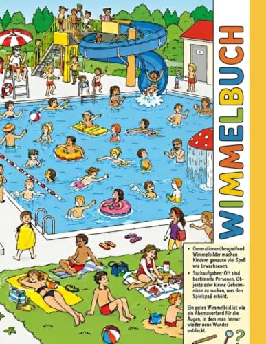 Wimmelbuch: Mein großes Wimmelbildmalbuch