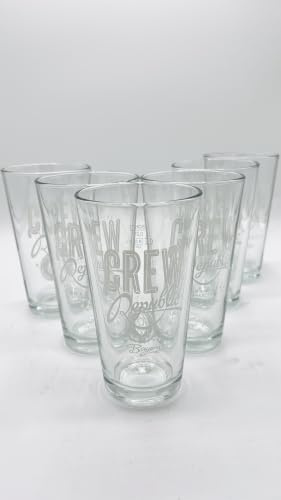 Juego de 6 vasos de cerveza alemania 25 cl, modelo CREWREPUBLIC