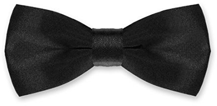 Autiga® Fliege Kinder Kinderfliege Hochzeit Konfirmation Schleife Schlips verstellbar Anzug Smoking schwarz
