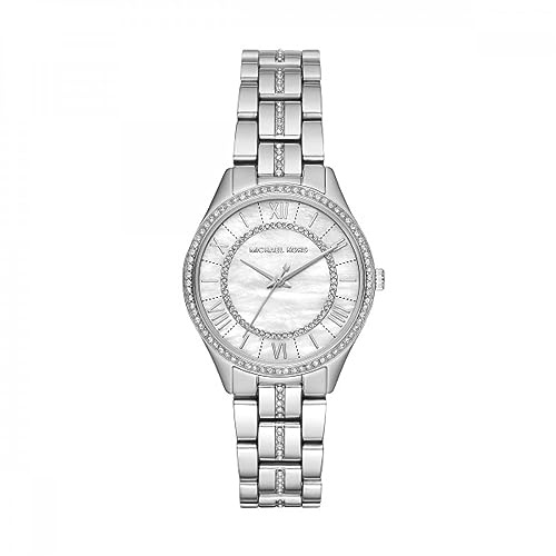 Michael Kors - Reloj para Dama de Acero Inoxidable Plateado Lauryn MK3900