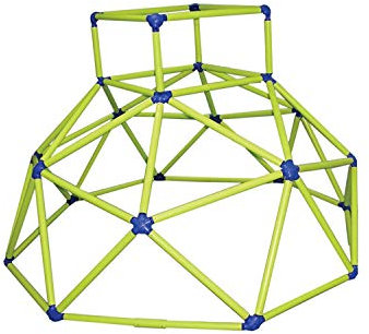 Monkey bar, struttura per arrampicata con torre da gioco, portata fino a 70 kg, colore: verde.