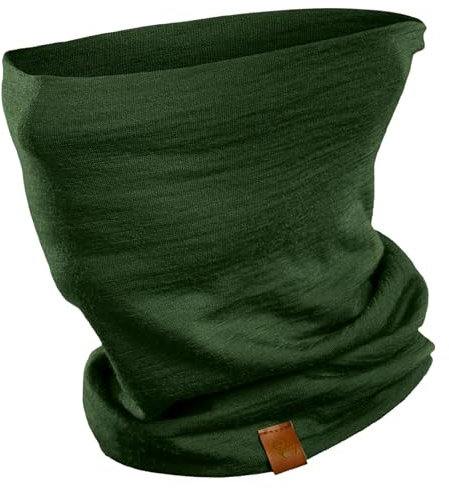 Menique Schlauchschal Herren – 100% Lana Merino Loop Sciarpa, Sciarpa per il Collo e Scaldacollo Traspirante, Sciarpa Sportiva per Bici e Moto per Inverno, Sciarpa per il Collo da Motociclista Uomo