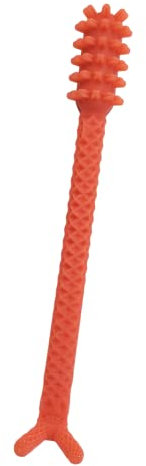 Denture Dart V4 Denture Gel Adhesive Remover - Remove Denture Gel Adhesive from Mouth & Gums, Oral Hygiene Products, Denture Accessories Removal Tool, Scraper w/Textured Grip and Rigid Bristles