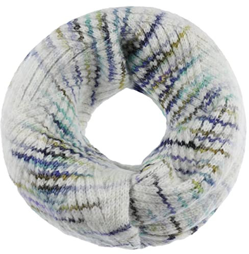 Seeberger Malissa Loopschal Schal Rundschal Strickschal Damenschal Damen - Winter Herbst-Winter - One Size blau-grün