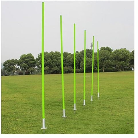 EHEIN 5-teiliges Agility-Stangen-Set mit Base, Coach-Stick, Fußball-Trainingsausrüstung for Fußball, Leichtathletik, Springen, Dribbeln und Koordination (Color : Style2)