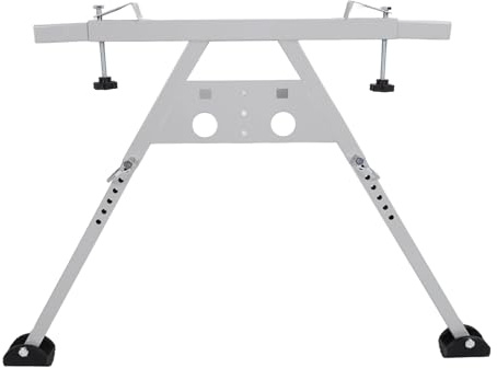 Ladder Stabilizer, Heavy Duty Steel Adjustable Extension Ladder Standoff, Easy Use Safe Stable Wall Standoff Extension Ladder Accessory for Roof Gutter, Wing Span/Wall Ladder