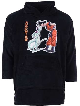 Dragon Ball Z Couverture Sweat a Capuche pour Hommes, Velours Doux Sweat Shirt Maison Cadeau pour Hommes et Adolescents | Taille S/M