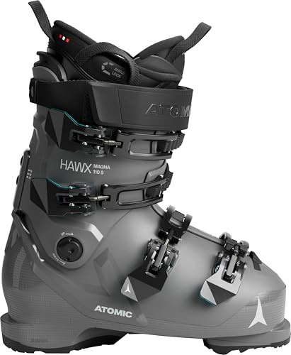 Atomic HAWX Magna 110 S - Scarponi da sci da uomo (antracite/nero/foglia di tè, 27/27,5)
