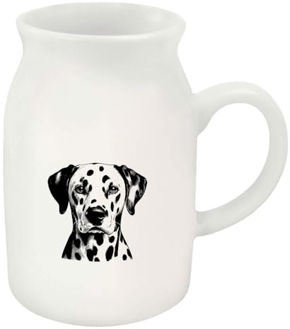 Azeeda 300ml 'Dalmation Dog Portrait' Ceramic Milk Jug (MJ00017116)